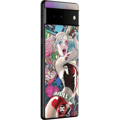 DC Comics Harley Quinn Action Pose Google Pixel 6 Pro Skin